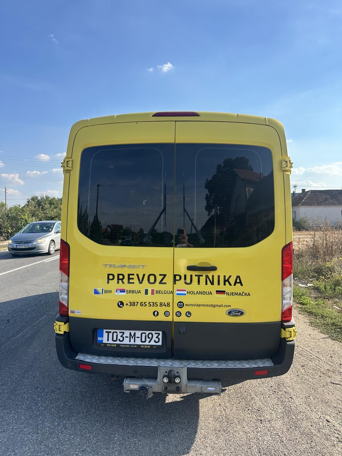 EUROVIA kombi – zadnja strana